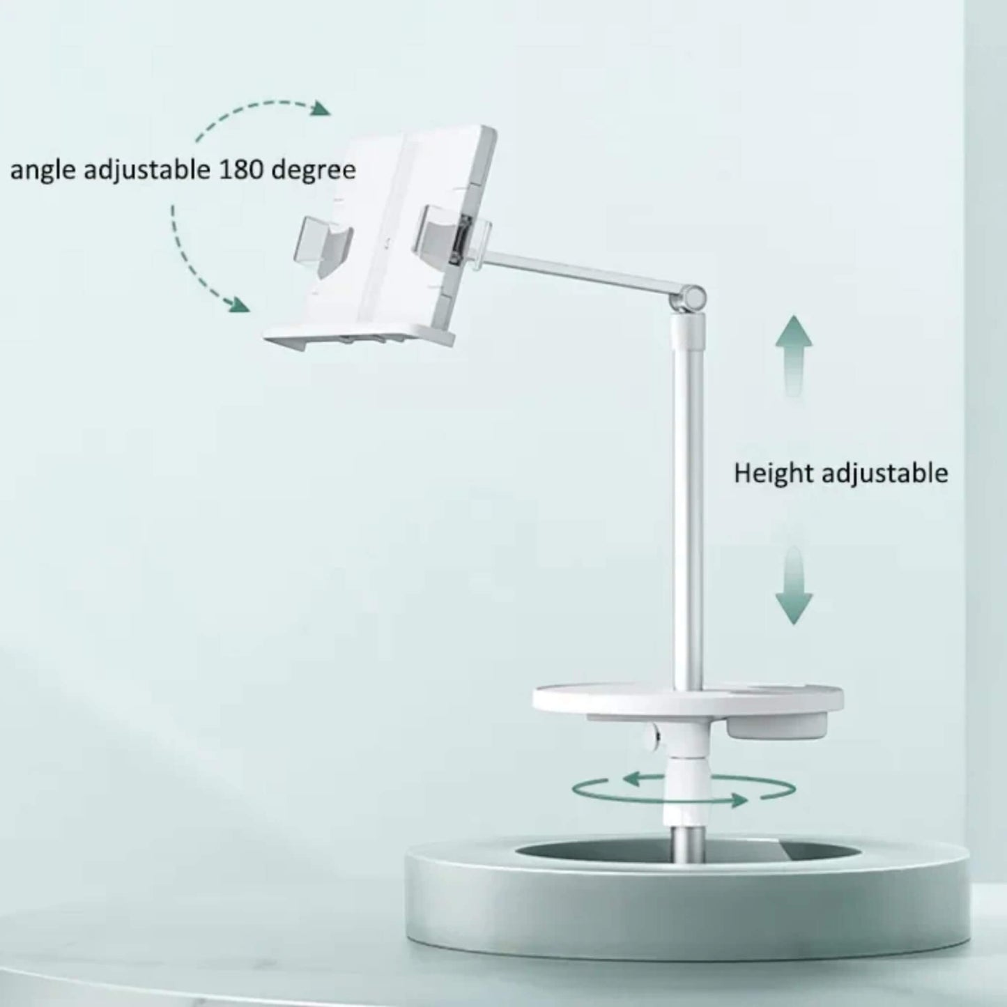 Book holder floor stand from xStore, adjustable 180° angles, ergonomic design, perfect for reading in Qatar.