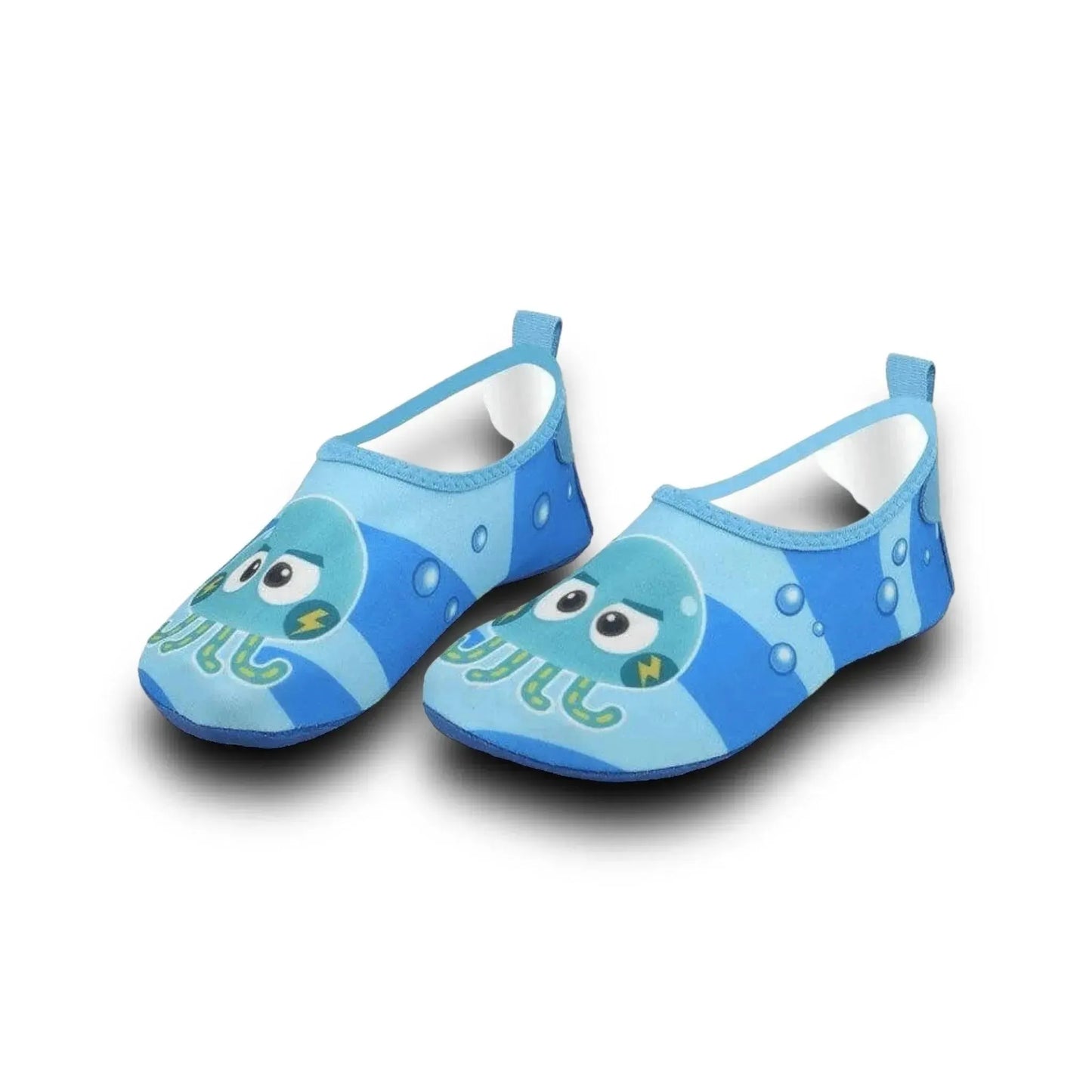 حذاء شاطئ للأطفال - تصميم العنكبوت باللون الأزرق، مريح ومقاوم للانزلاق، مثالي للعب على الشاطئ والبر، متوفر في اكس ستور في قطر