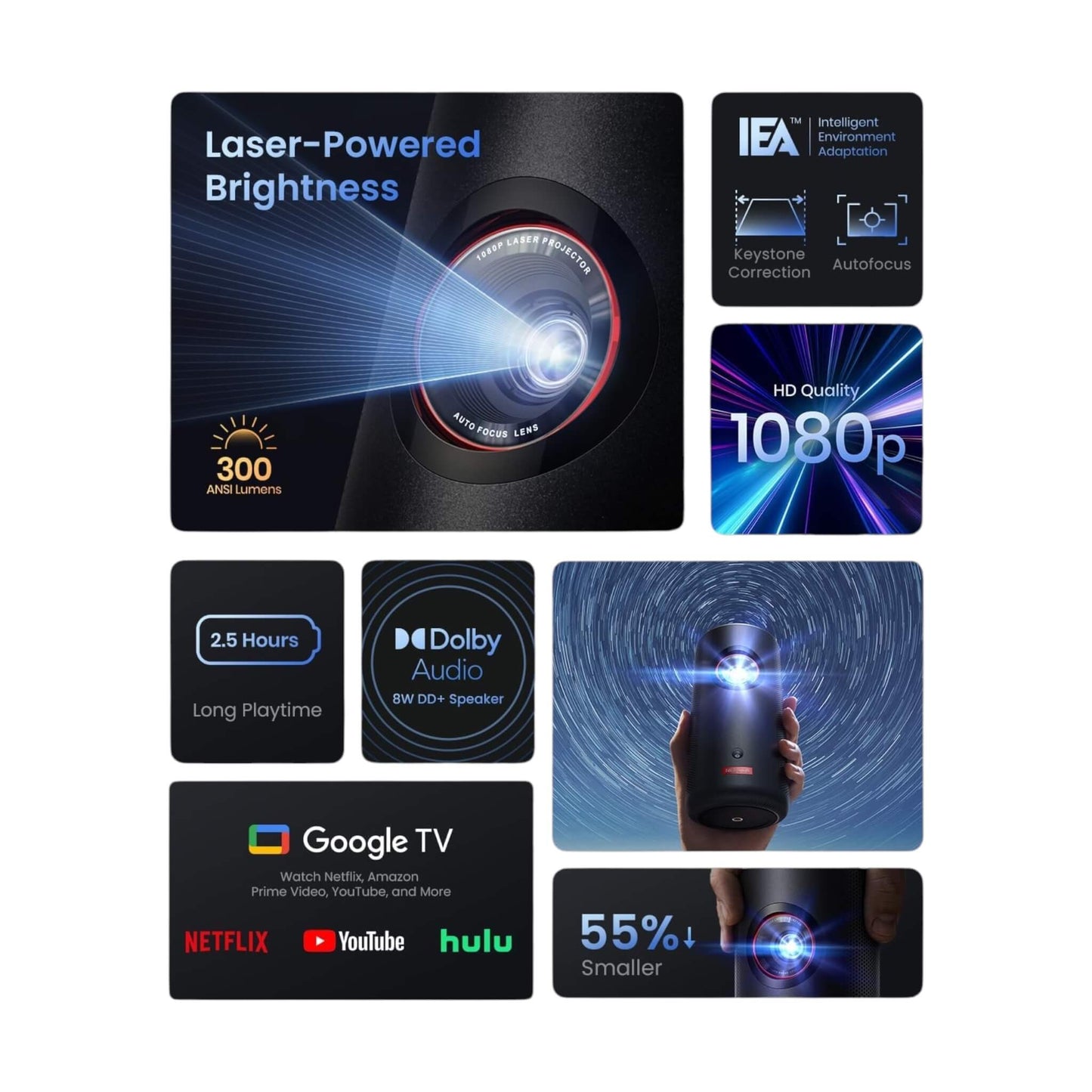 Google TV, Google Assistant, and Netflix integration for an enhanced entertainment experience from xStore in Qatar