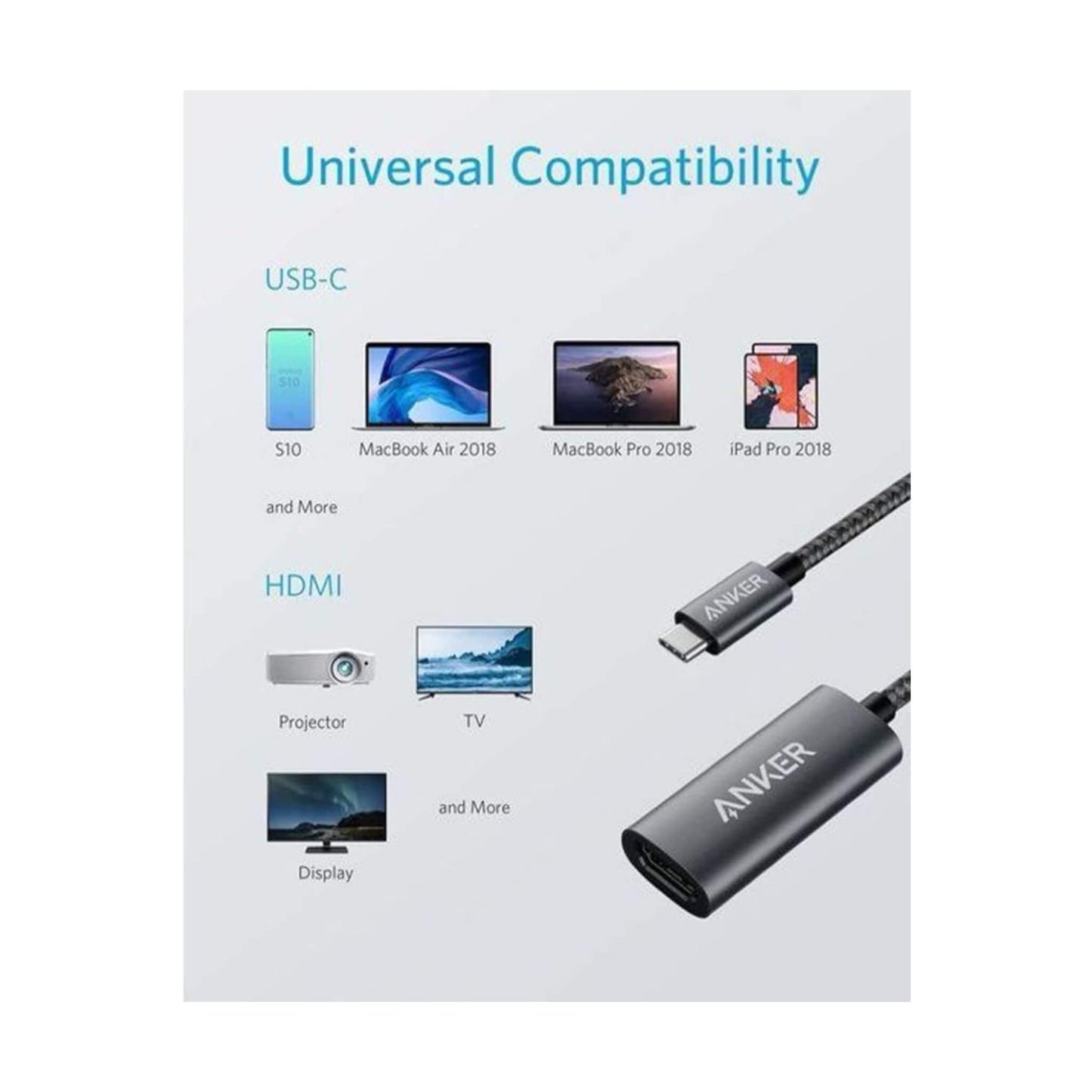 محول مدمج وخفيف لتوصيل أجهزة USB-C بشاشات HDMI بسهولة متوفر لدى اكس ستور في قطر