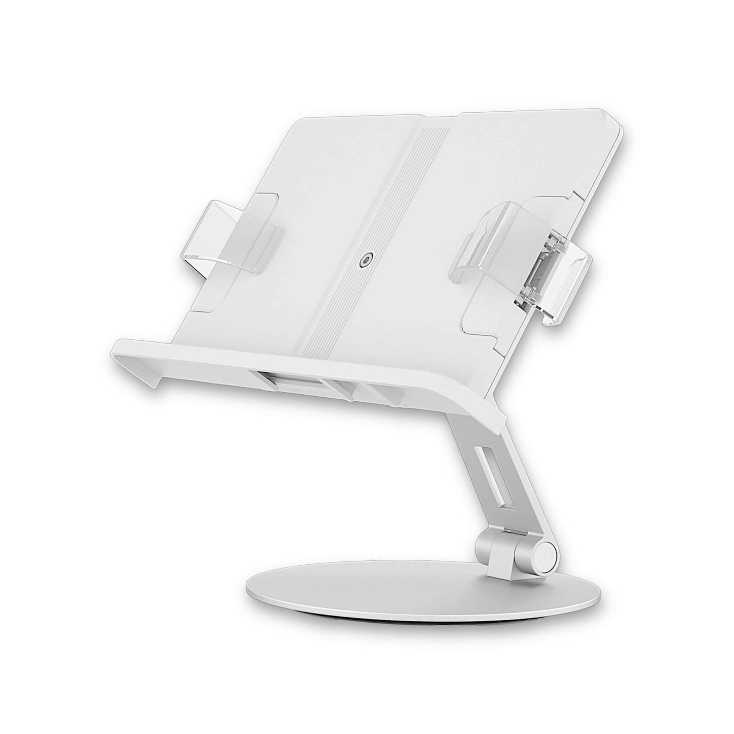 360° adjustable book stand from xStore.qa, foldable, height-adjustable, fits A6-A4 papers, books, tablets, versatile in Qatar.