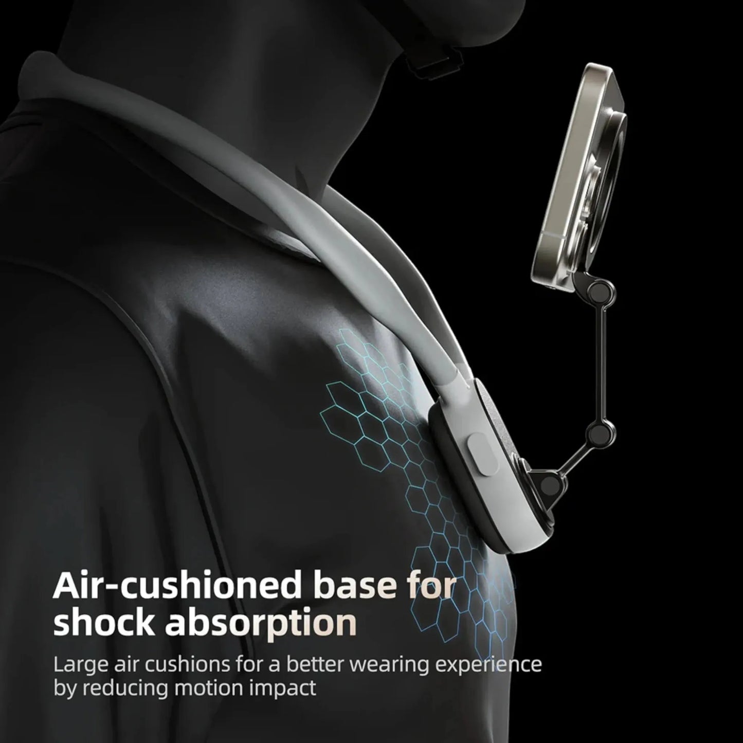 TELESIN Magnetic Neck Mount for Phones, hands-free and adjustable, for filming and easy viewing, from xStore in Qatar.