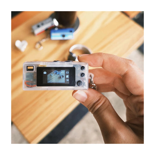 Kodak Charmera Mini Keychain Camera, Includes 4 Kodak frames and 7 filters for vintage effects.