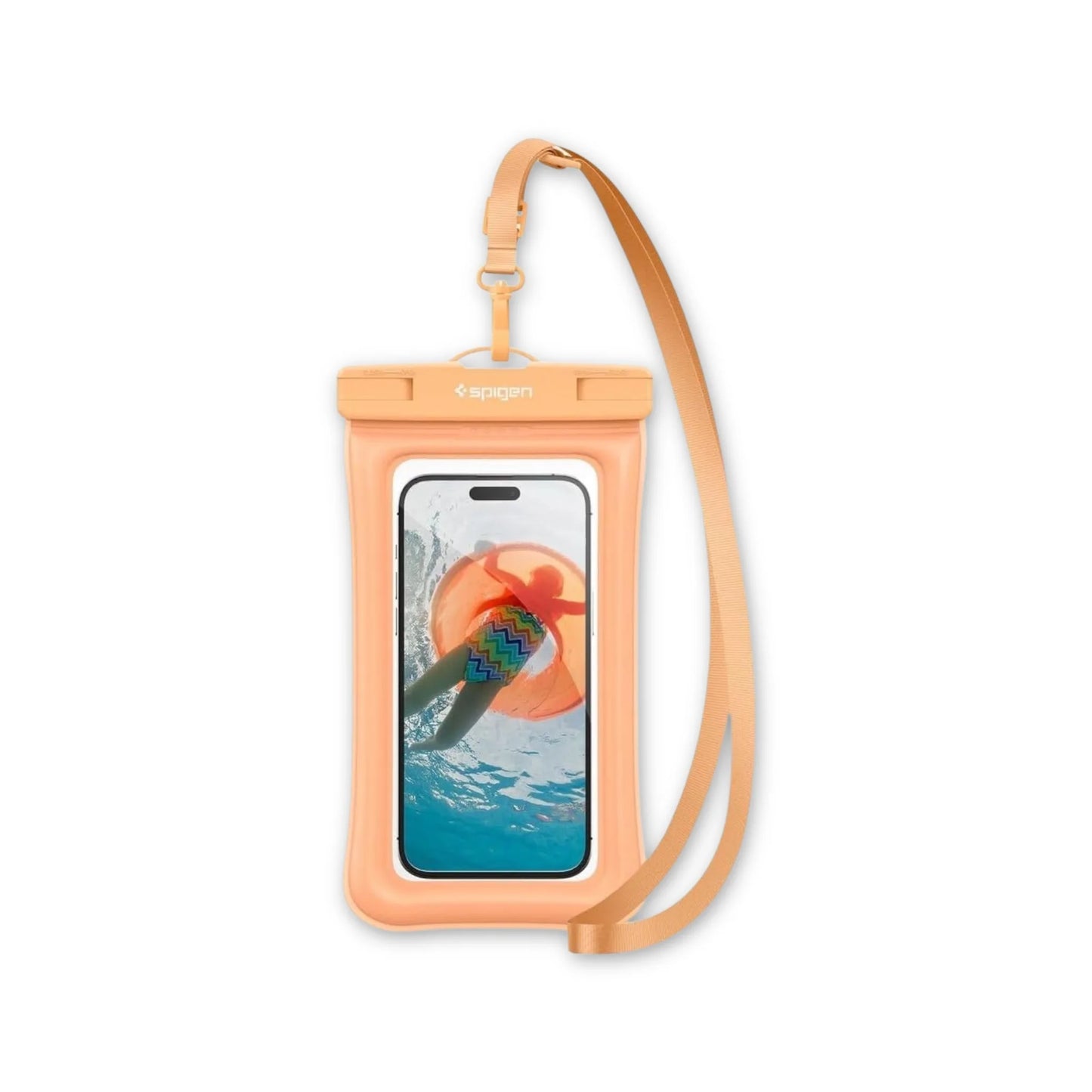 Water-proof Cover For phones, from Spigen Company, the possibility of diving up to 30 meters, Available at xStore.qa in Qatar.
