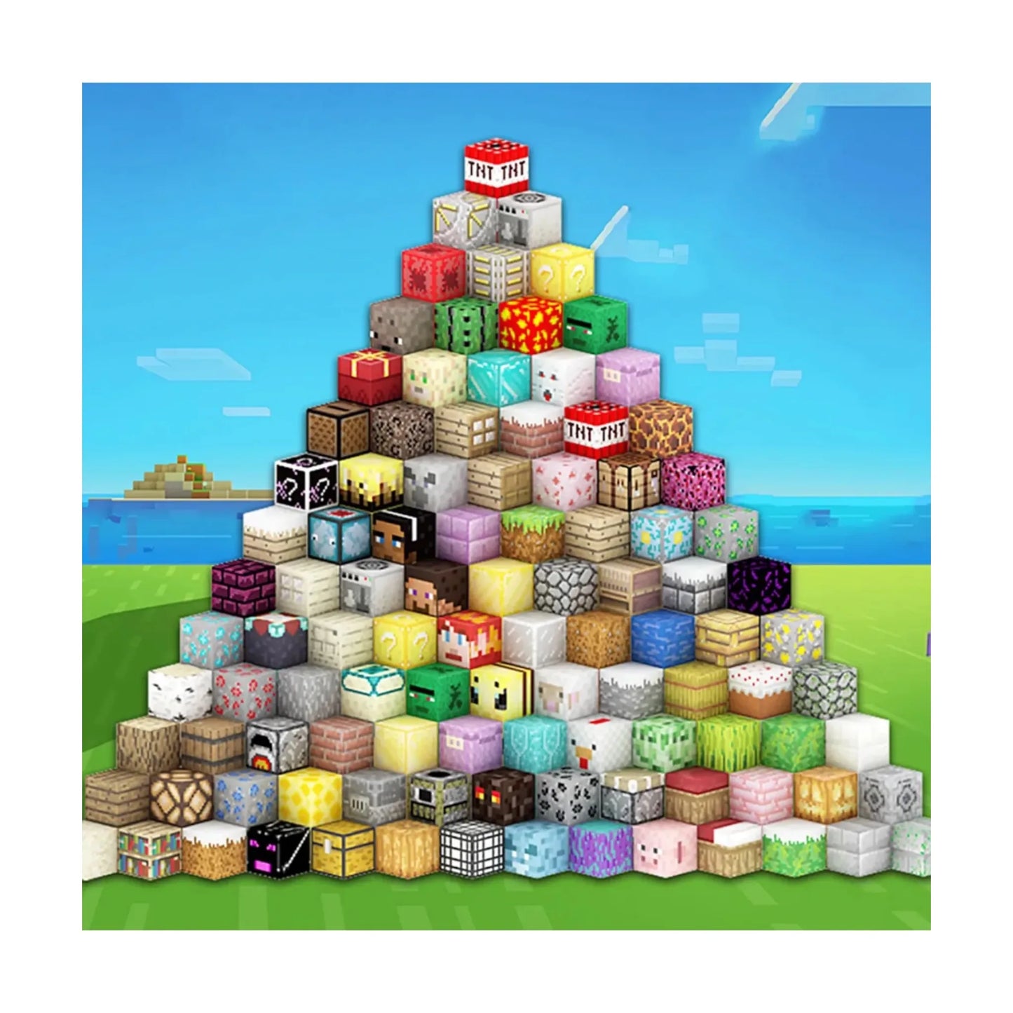 Minecraft Magnetic Building Blocks Set - 120 Pieces, Available Now From xStore.qa in Qatar.