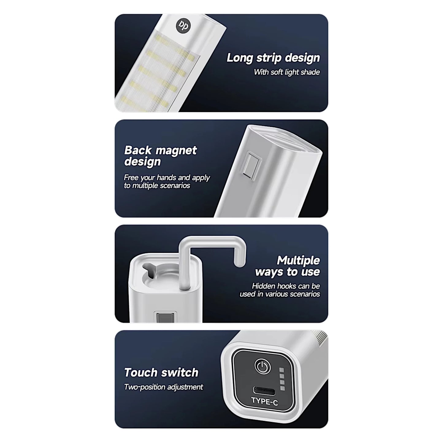احصل على كشاف LED من اكس ستور في قطر. بطارية 6000mAh، إضاءة قوية 5000K، شحن Type-C، ومغناطيس للتثبيت. اطلب اونلاين