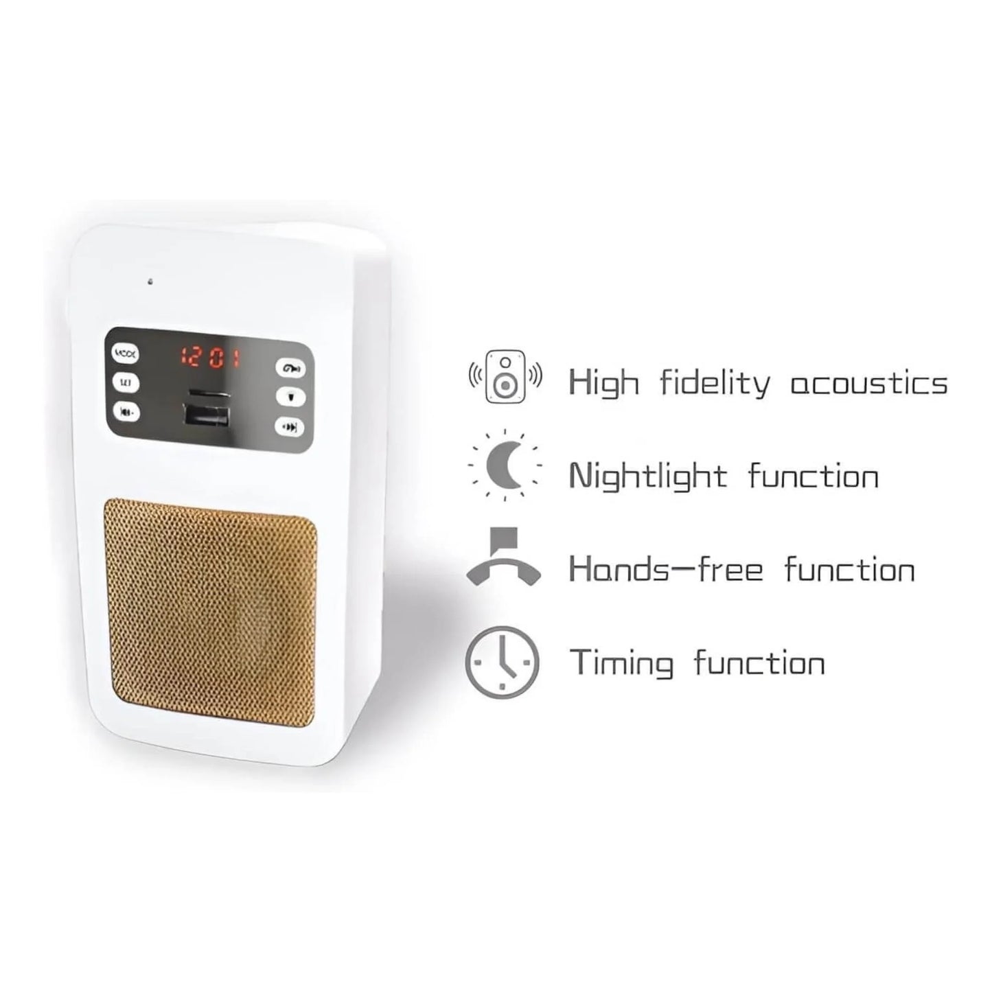 Wireless Quran Speaker, Smart Wall Plug Quran Speaker supports remote control, available now from xStore.qa in Qatar.