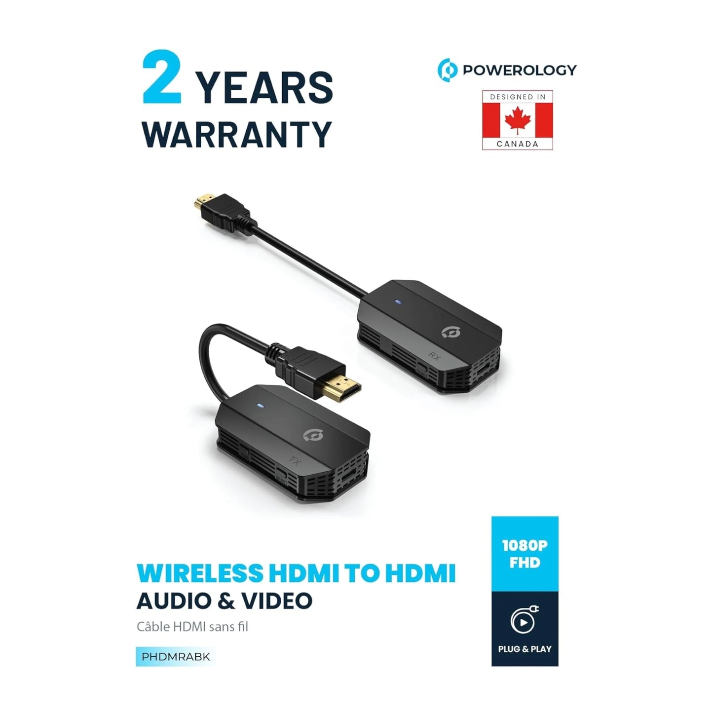 جهاز إرسال واستقبال HDMI لاسلكي, وقت استجابة منخفض ومثالي للألعاب والعروض، متوفر الان لدي اكس ستور في قطر