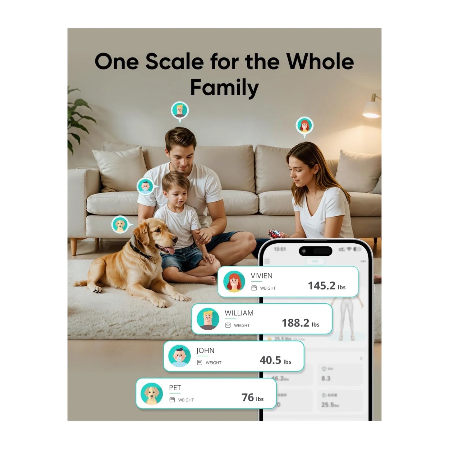 eufy by Anker Smart Scale C20, Our scale features an anti-tip base and four advanced sensors, at xStore.qa in Qatar.