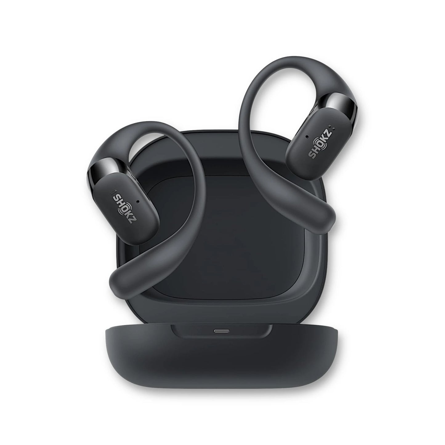 Get SHOKZ OpenFit 2+ in Black Available Now From xStore.qa in Qatar, Up to 11 hours of playtime, 48 hours.