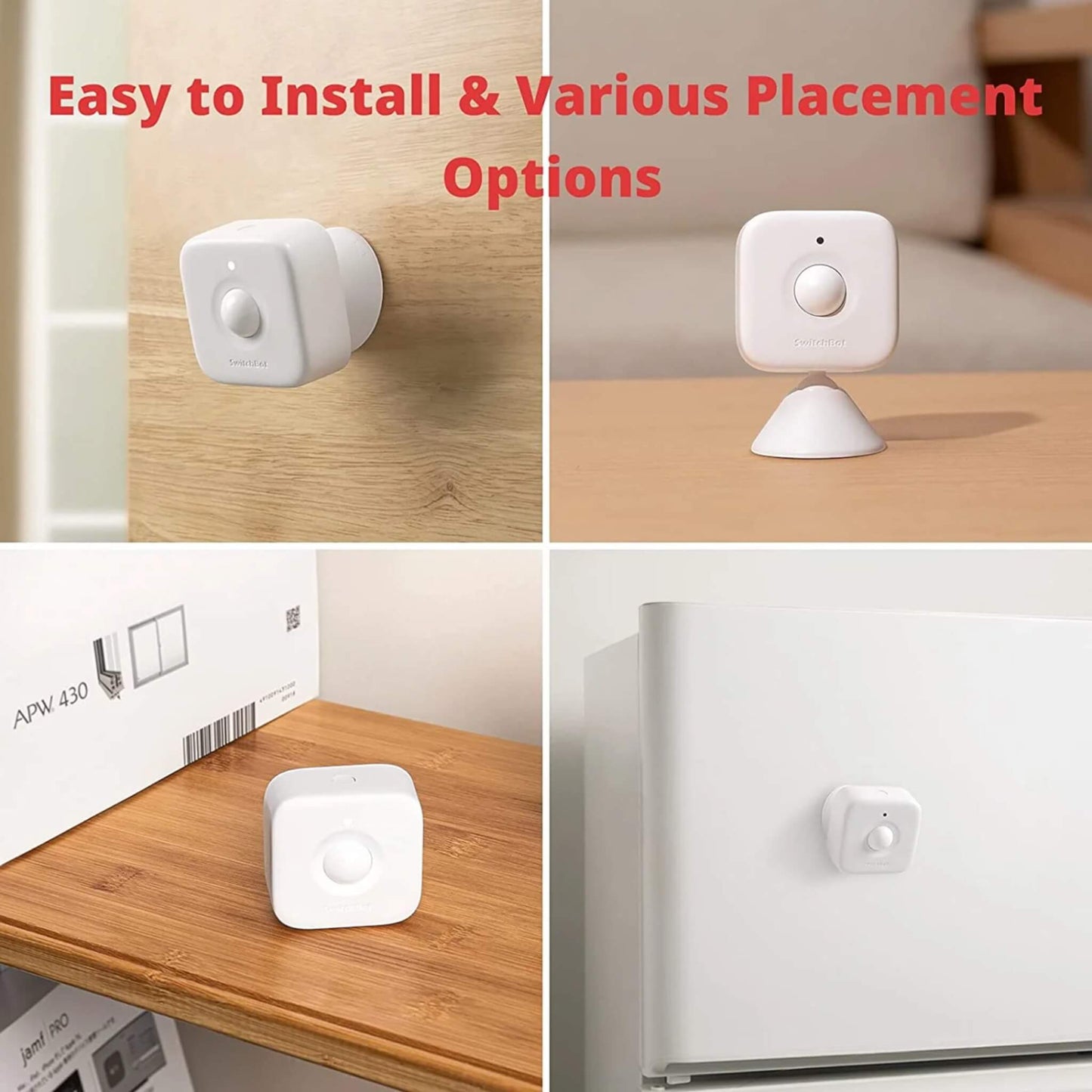Wireless motion sensor with a built-in light sensor to automate lighting in dark environments from xStore in Qatar