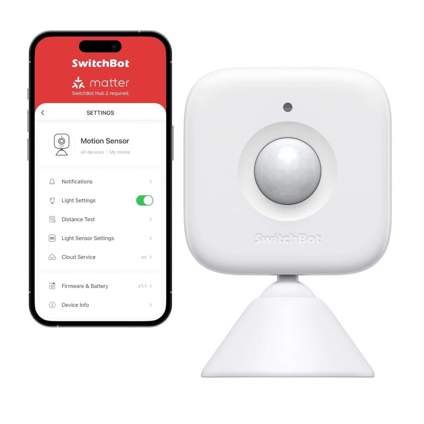 Motion sensor with a 30ft range and customizable sensitivity for enhanced home security from xStore in Qatar