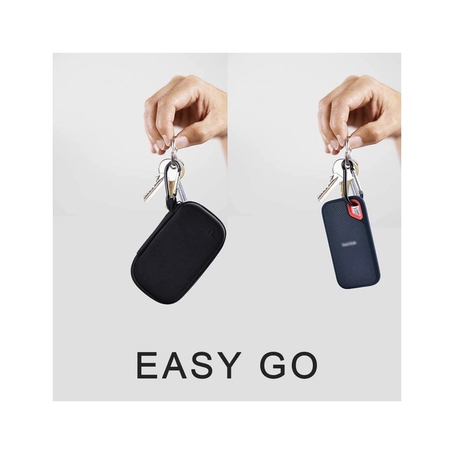 Hard Case Storage Bag for SanDisk, Compact and portable design, coming with a hand strap, at xStore.qa in Qatar.