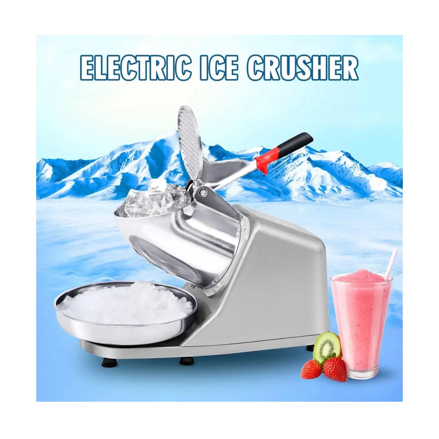 snow cone machine with ice bowl and pick – xStore.qa in Qatar