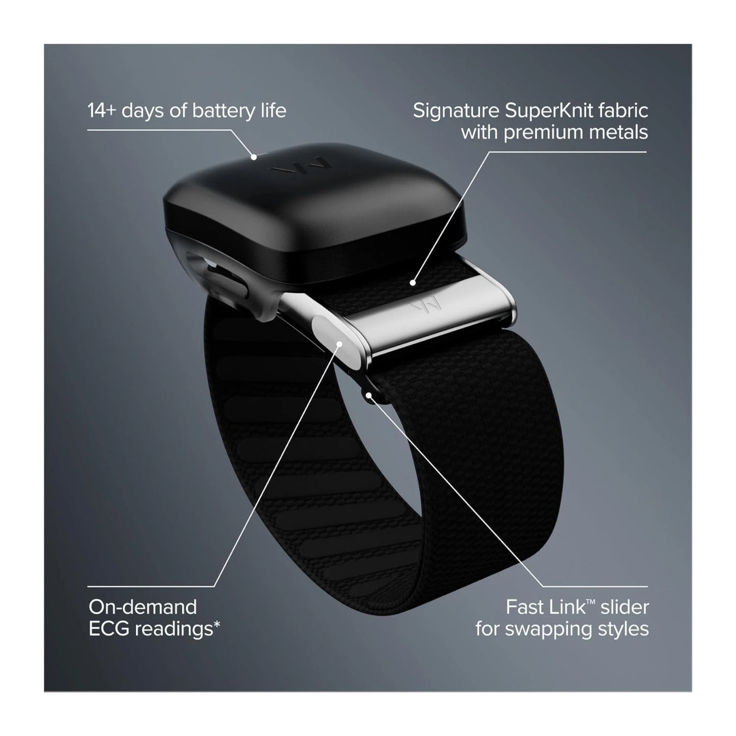 WHOOP MG Health & Fitness Tracker + 1-Year Membership, Supports real-time ECG monitoring directly, at xStore.qa in Qatar.