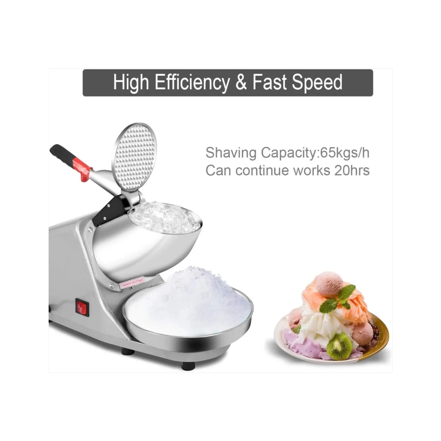 300W shaved ice maker for home and commercial use – available at xStore.qa in Qatar