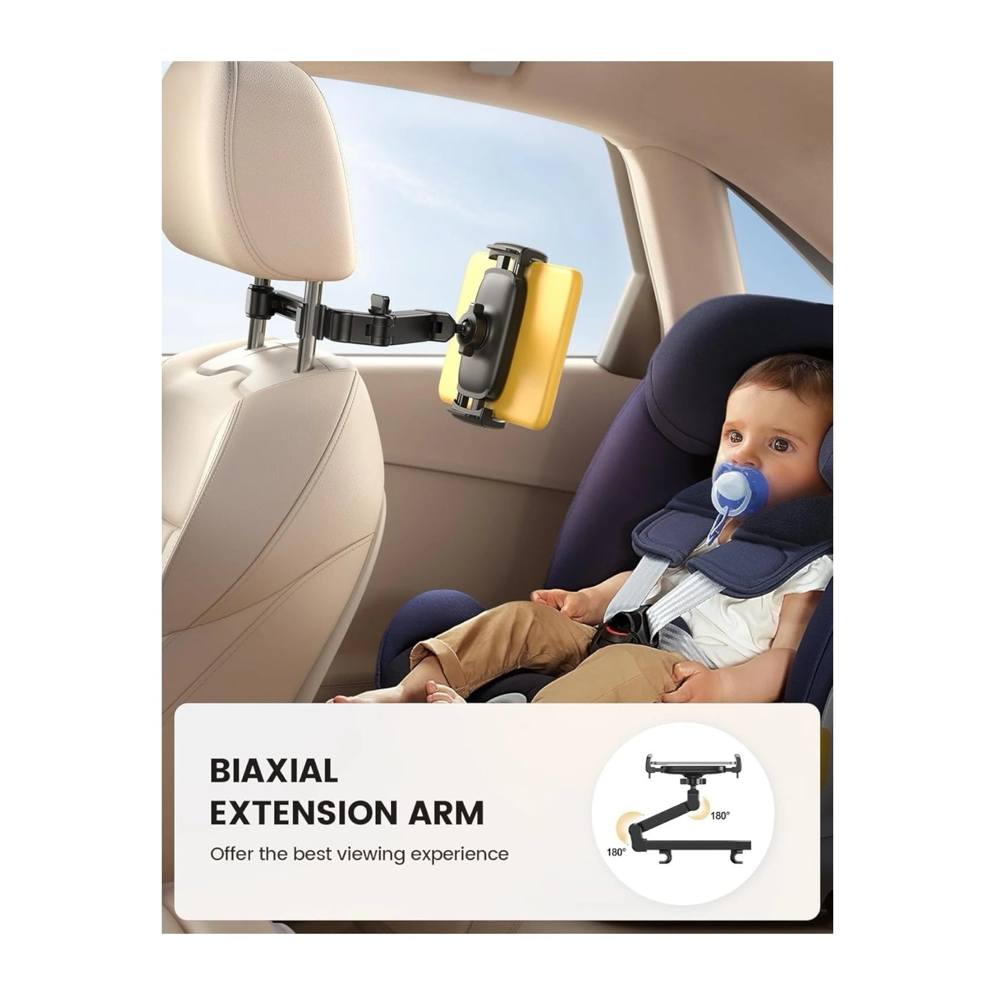 Universal Backseat Tablet Holder for iPad, iPhone, Galaxy, Kindle – Available Now From xStore.qa in Qatar.