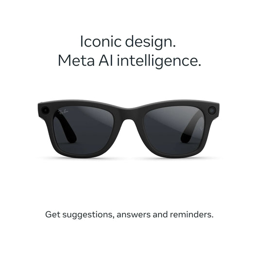 Ray-Ban Meta Wayfarer Gen 2 Matte Black / Transitions Grey - Standard