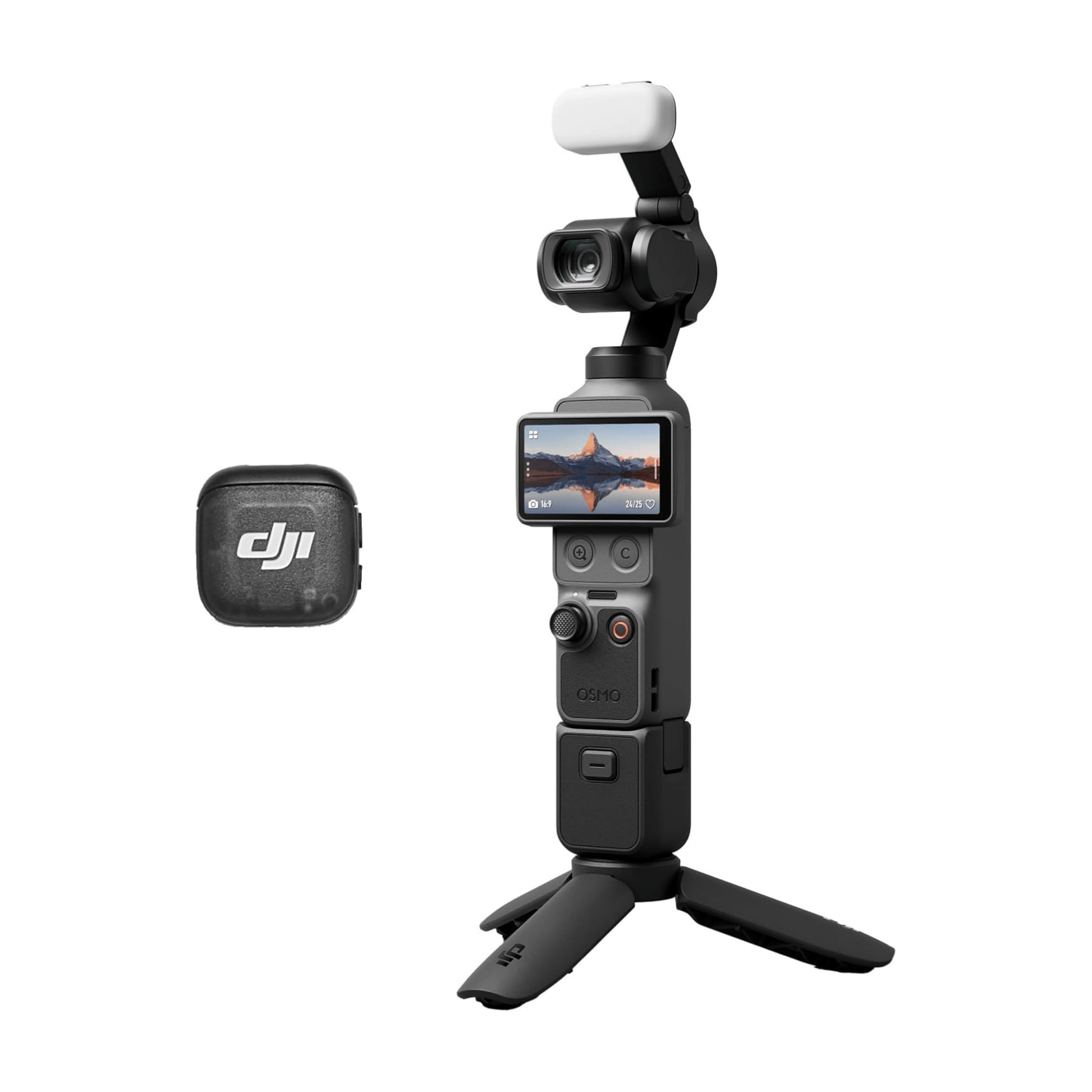 DJI Osmo Pocket 4 Creator Combo 4K Camera from xStore in Qatar, 1-inch CMOS sensor for high-quality images and videos. 