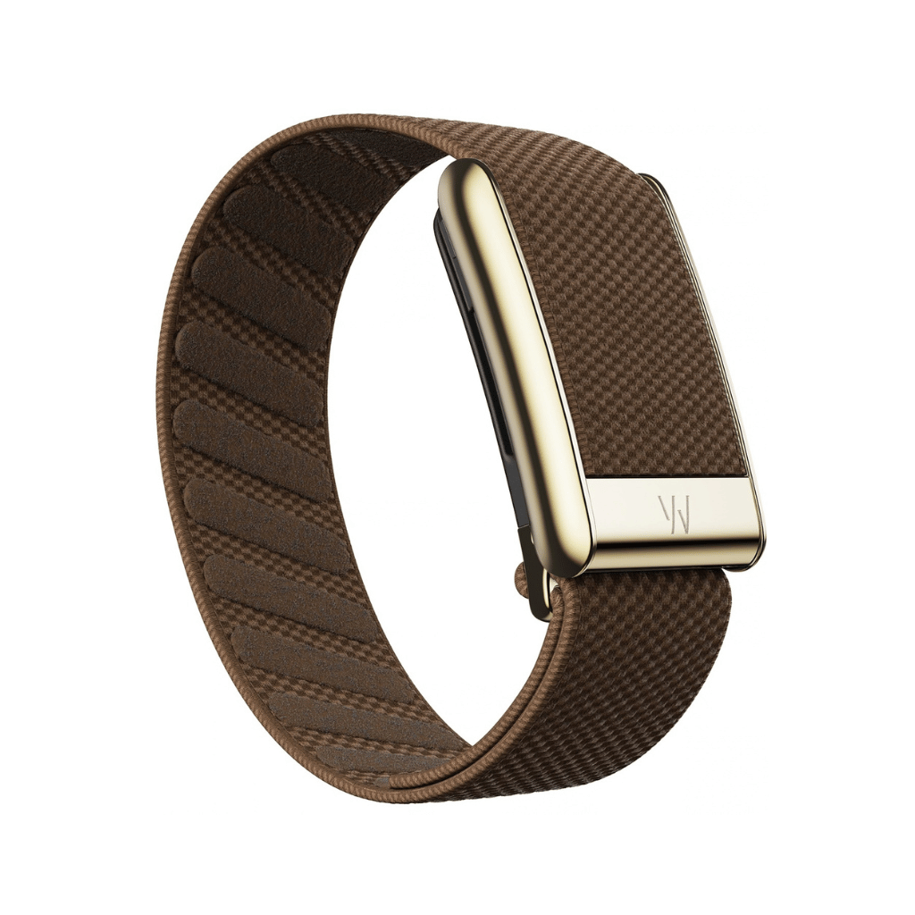 Whoop 5 SuperKnit Luxe Band - Dune with Gold