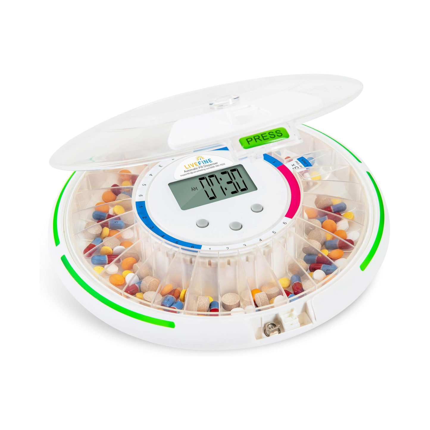 automatic pill dispenser with alarm medication organizer Qatar