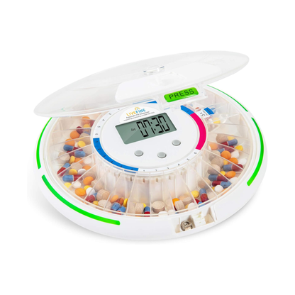 automatic pill dispenser with alarm medication organizer Qatar