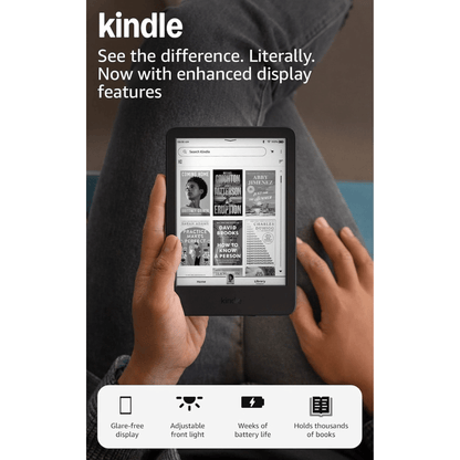 Amazon Kindle (11th Gen) 16GB, Dark Mode for comfortable reading day or night.