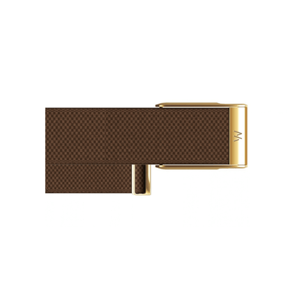 Whoop 5 MG SuperKnit Luxe Band - Coffee with Gold