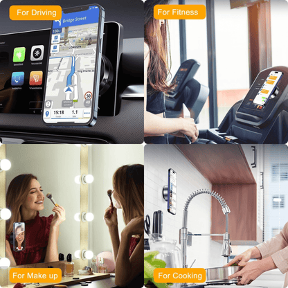 portable vacuum suction phone mount