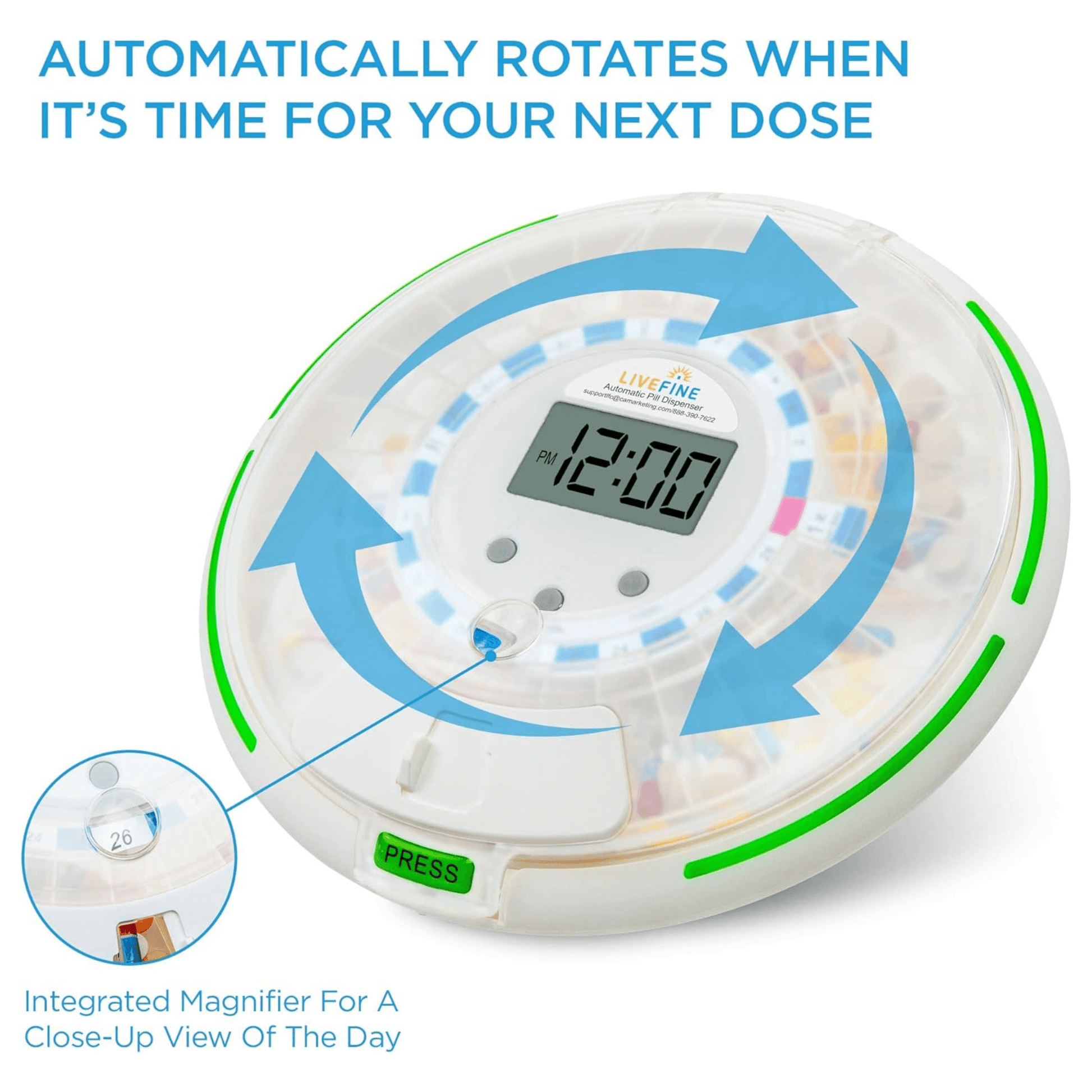 smart medication dispenser for seniors and patients