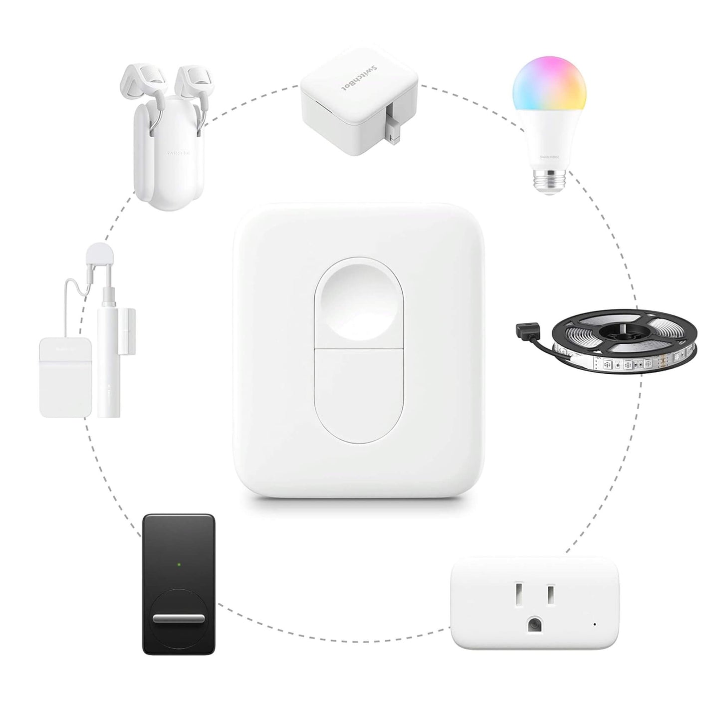 SwitchBot Remote One Touch Button, just press your remote to control any SwitchBot device. xStore in Qatar.