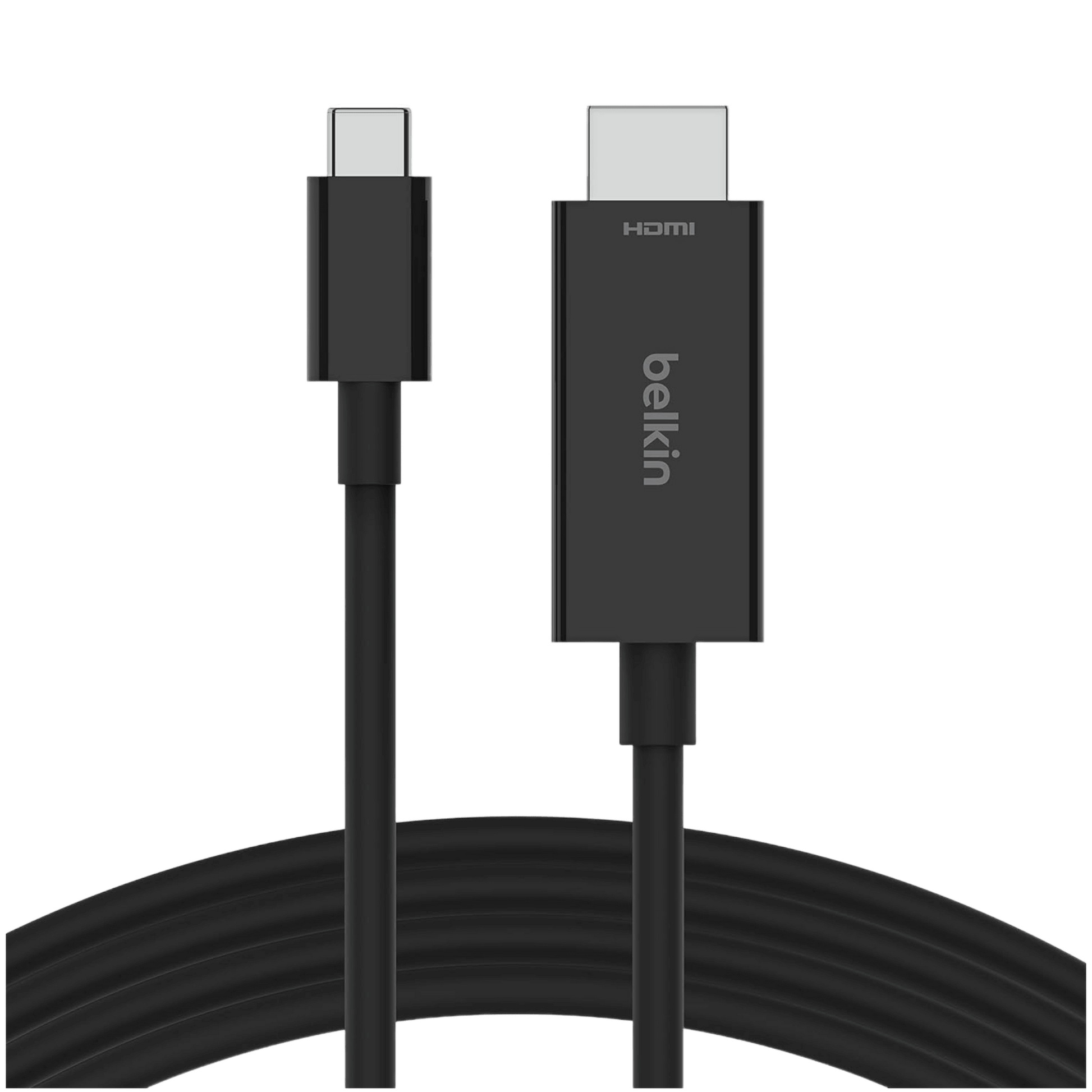 ‫كابل Belkin USB-C إلى HDMI 2.1 بطول 2 متر‬