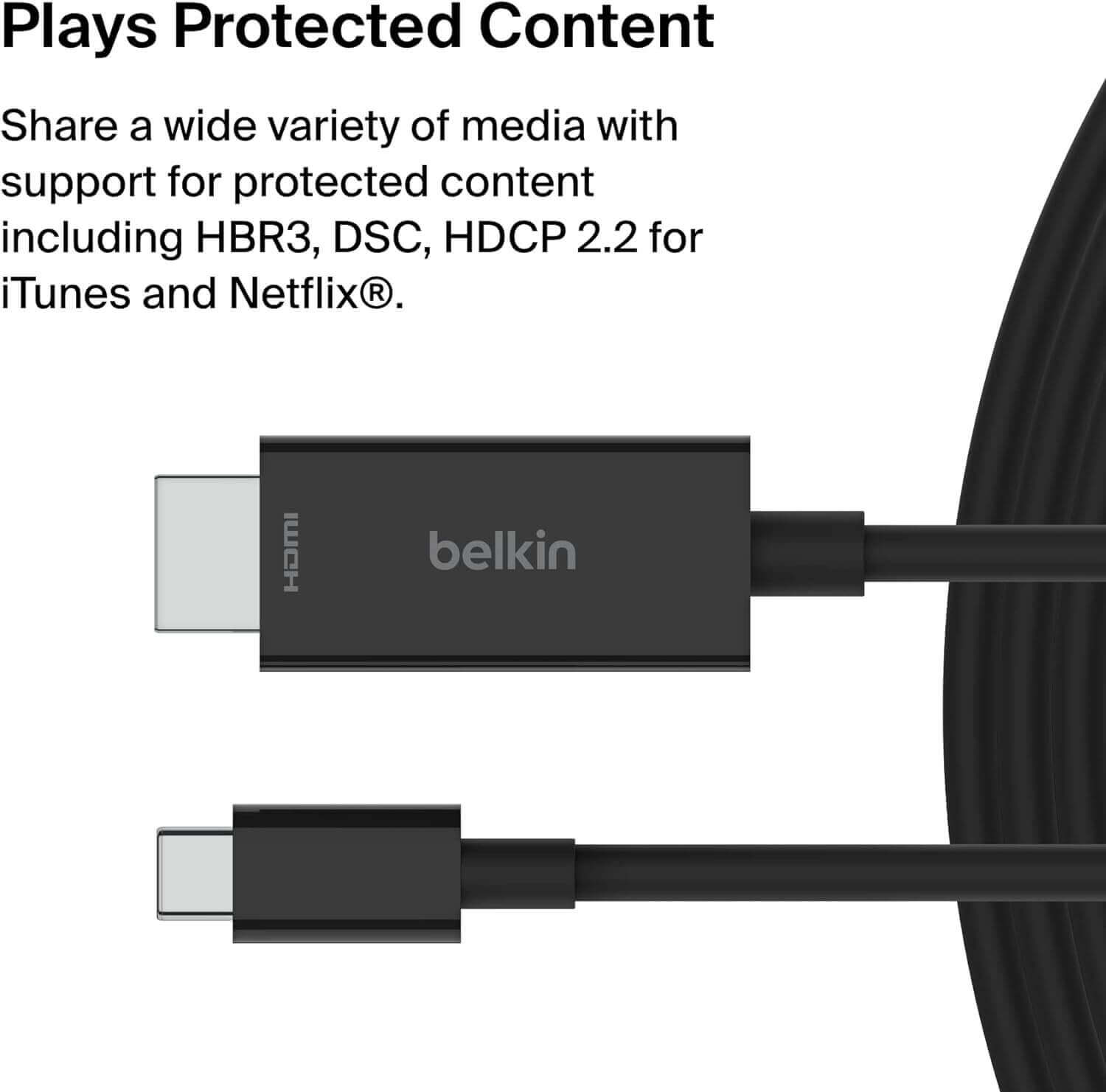 usb c to hdmi cable 4k 144hz belkin