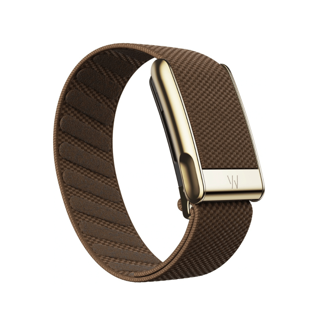 Whoop 5 MG SuperKnit Luxe Band - Coffee with Gold
