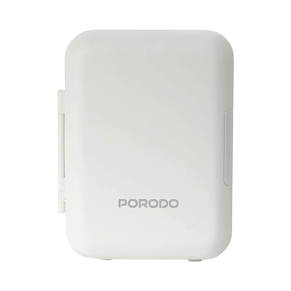 Porodo Lifestyle 4L Mini Fridge for Home & Car, Compact 4L mini fridge for cooling drinks & skincare products. home, office, car, travel.