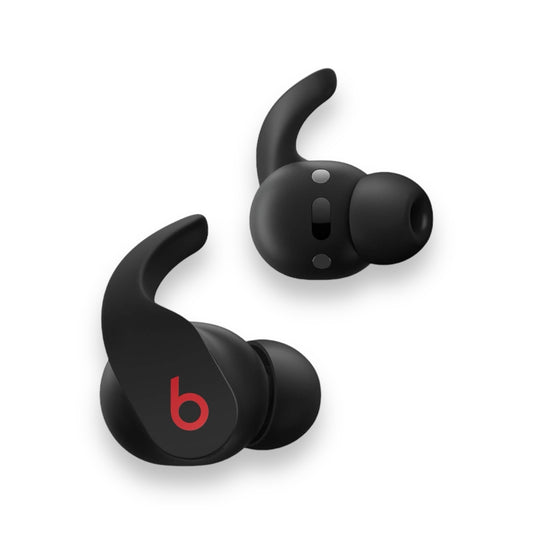 Beats Fit Pro wireless earbuds with flexible wingtips for a secure and comfortable fit, from xStore in Qatar.