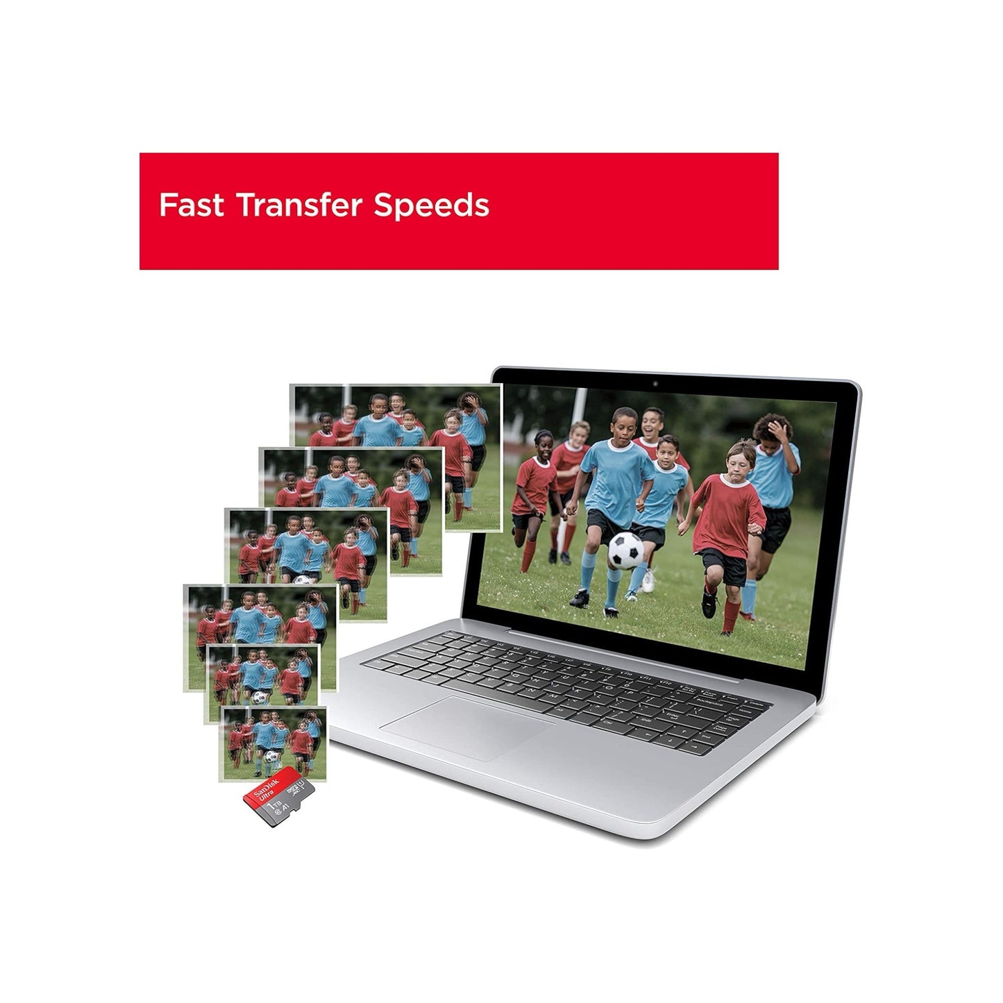 بطاقة ذاكرة مايكرو من سانديسك, ممتازة للاستخدام مع جميع الهواتف النقالة، متوفرة لدي اكس ستور في قطر.