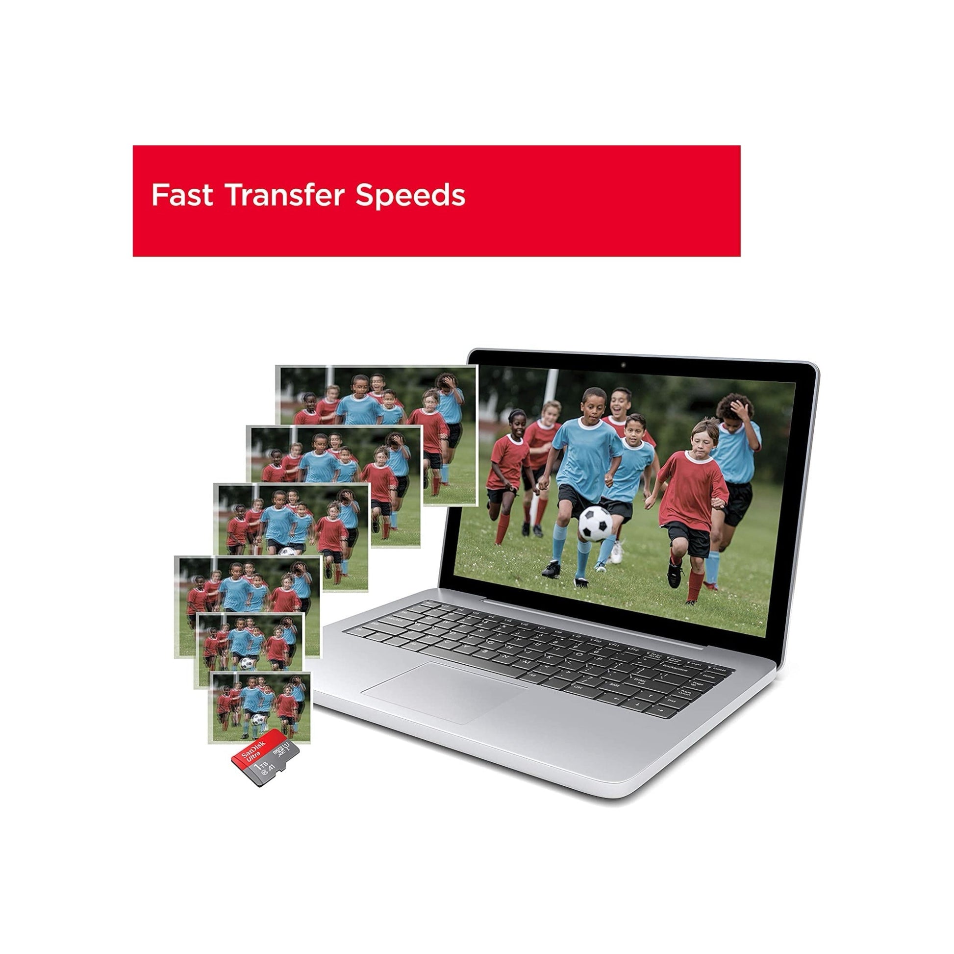 بطاقة ذاكرة مايكرو من سانديسك, ممتازة للاستخدام مع جميع الهواتف النقالة، متوفرة لدي اكس ستور في قطر.