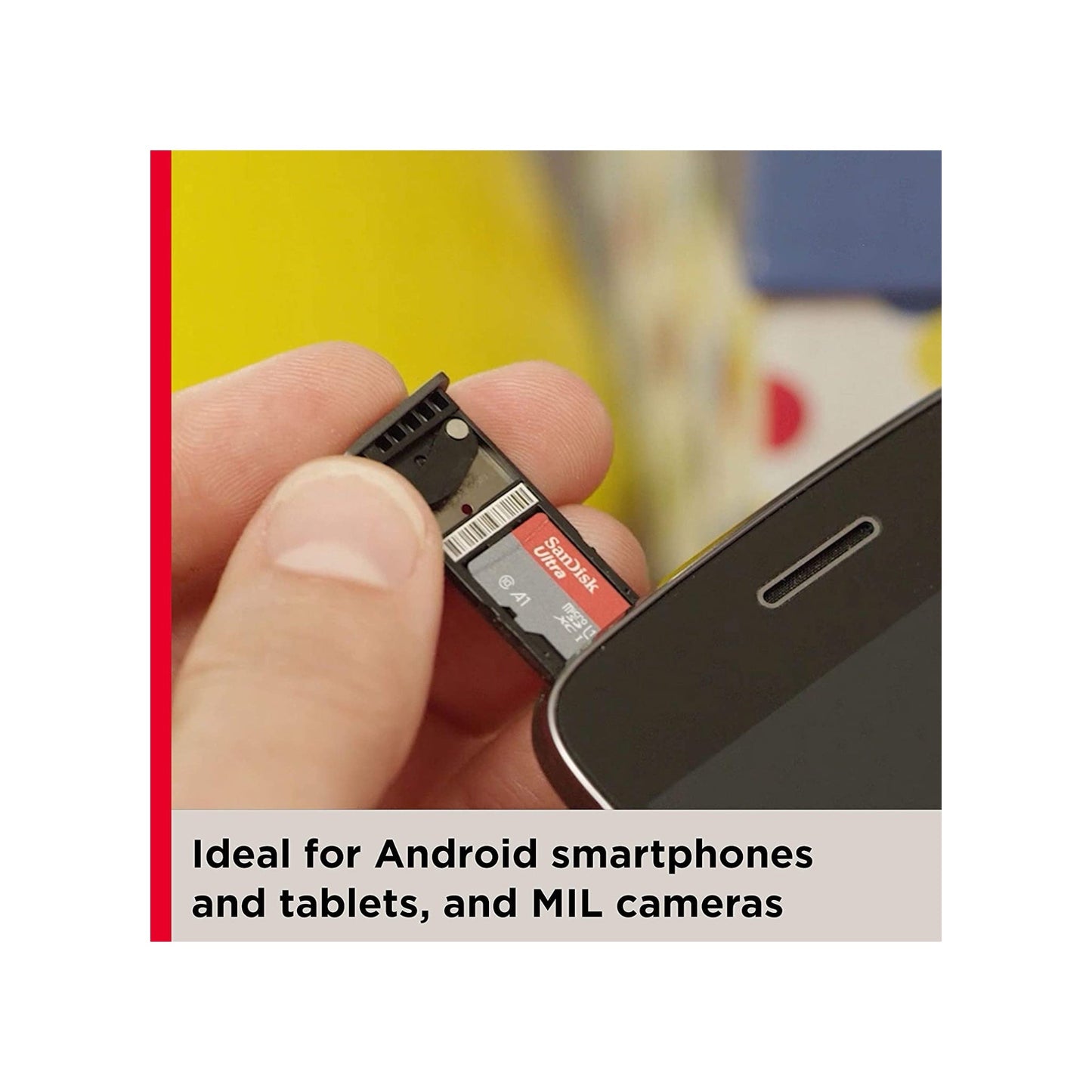 بطاقة ذاكرة مايكرو من سانديسك, ممتازة للاستخدام مع جميع الهواتف النقالة، متوفرة لدي اكس ستور في قطر.