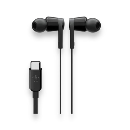 Belkin SOUNDFORM™ Headphones USB-C from xStore in Qatar, ightweight design keeps the cable tangle-free in a pocket or bag.
