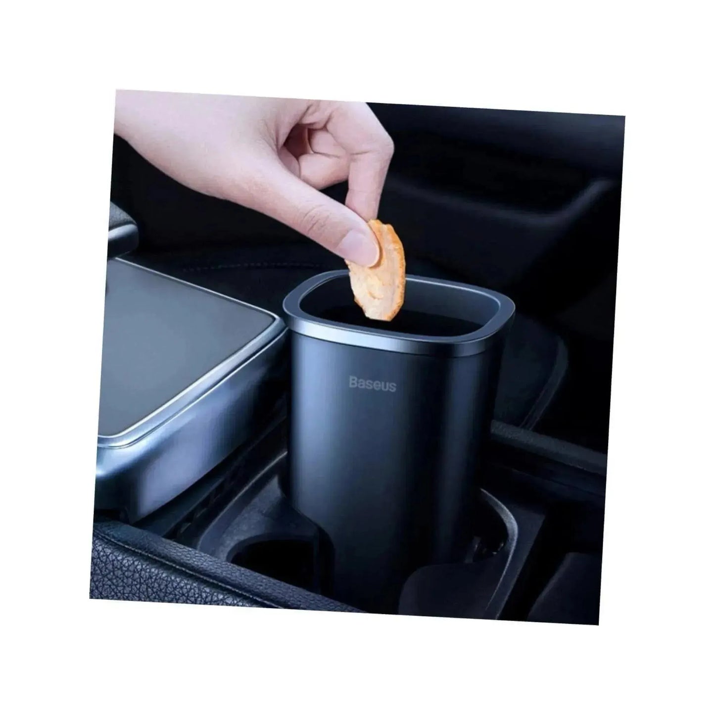 Baseus Car Trash Can Mini Garbage - Compact, durable waste bin, ideal for cars, keeps car clean, available at xStore in Qatar.