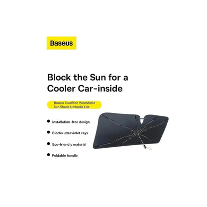 Baseus Car Windshield Sunshade, foldable sunshade offering UV protection to keep your car cool, from xStore in Qatar.