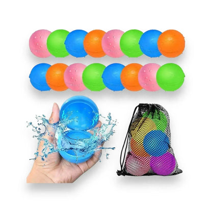 Fast-fill magnetic water balloons with self-sealing design for endless water games, from xStore in Qatar.