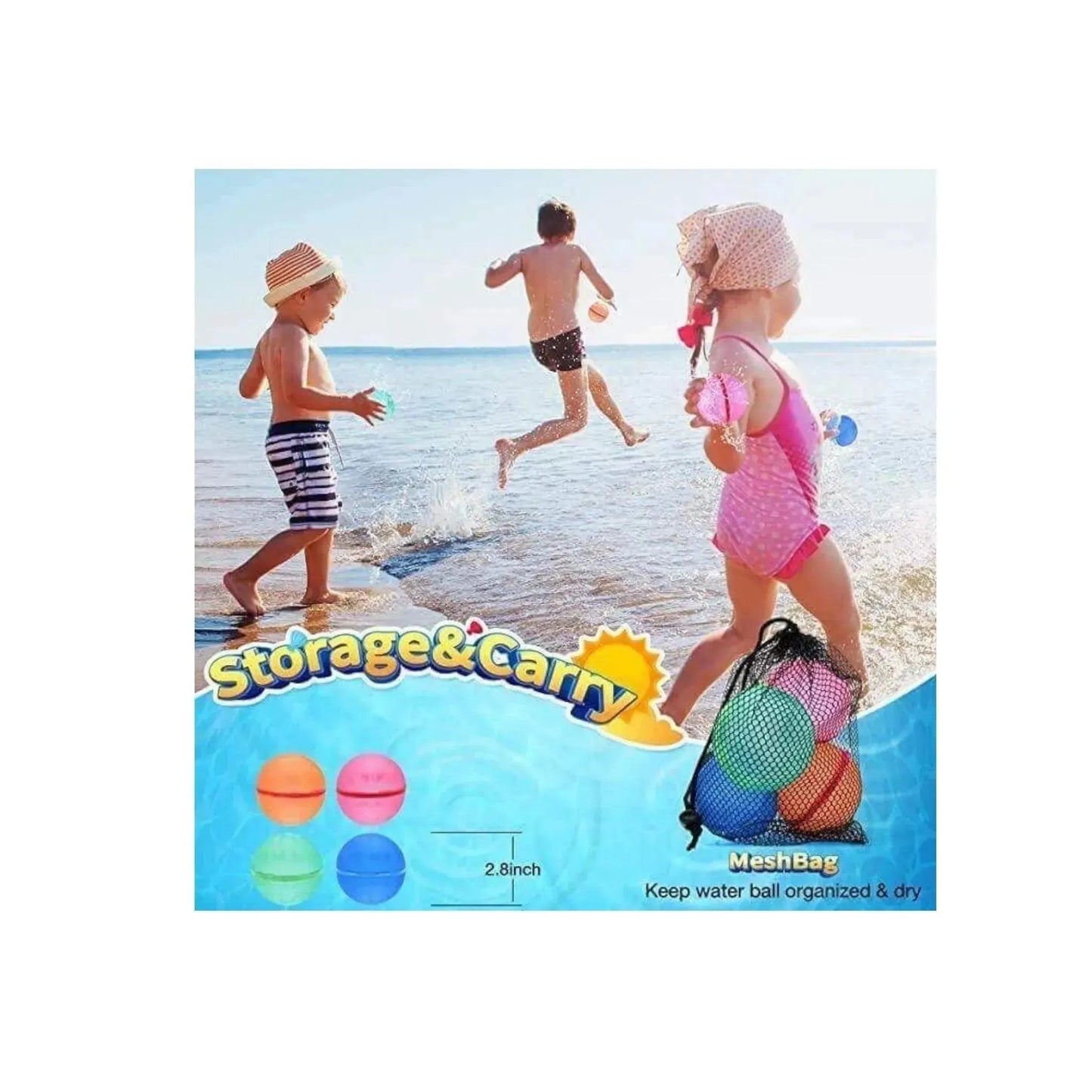 Reusable Magnetic Water Balloons, eco-friendly and fun water balloons that refill instantly for endless play, from xStore in Qatar.