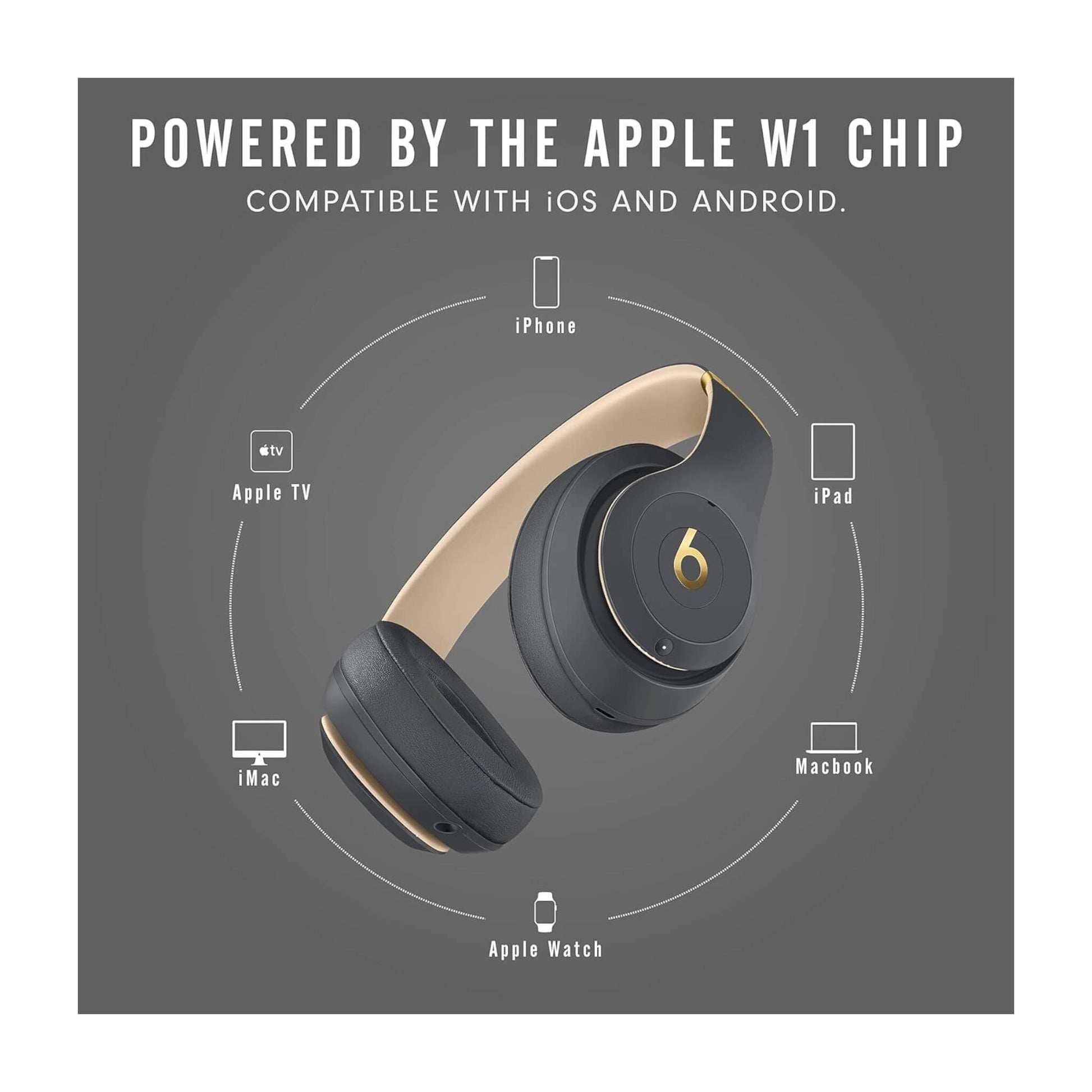 High-performance headphones with 10-minute quick charge, W1 chip, and clear calls from xStore in Qatar
