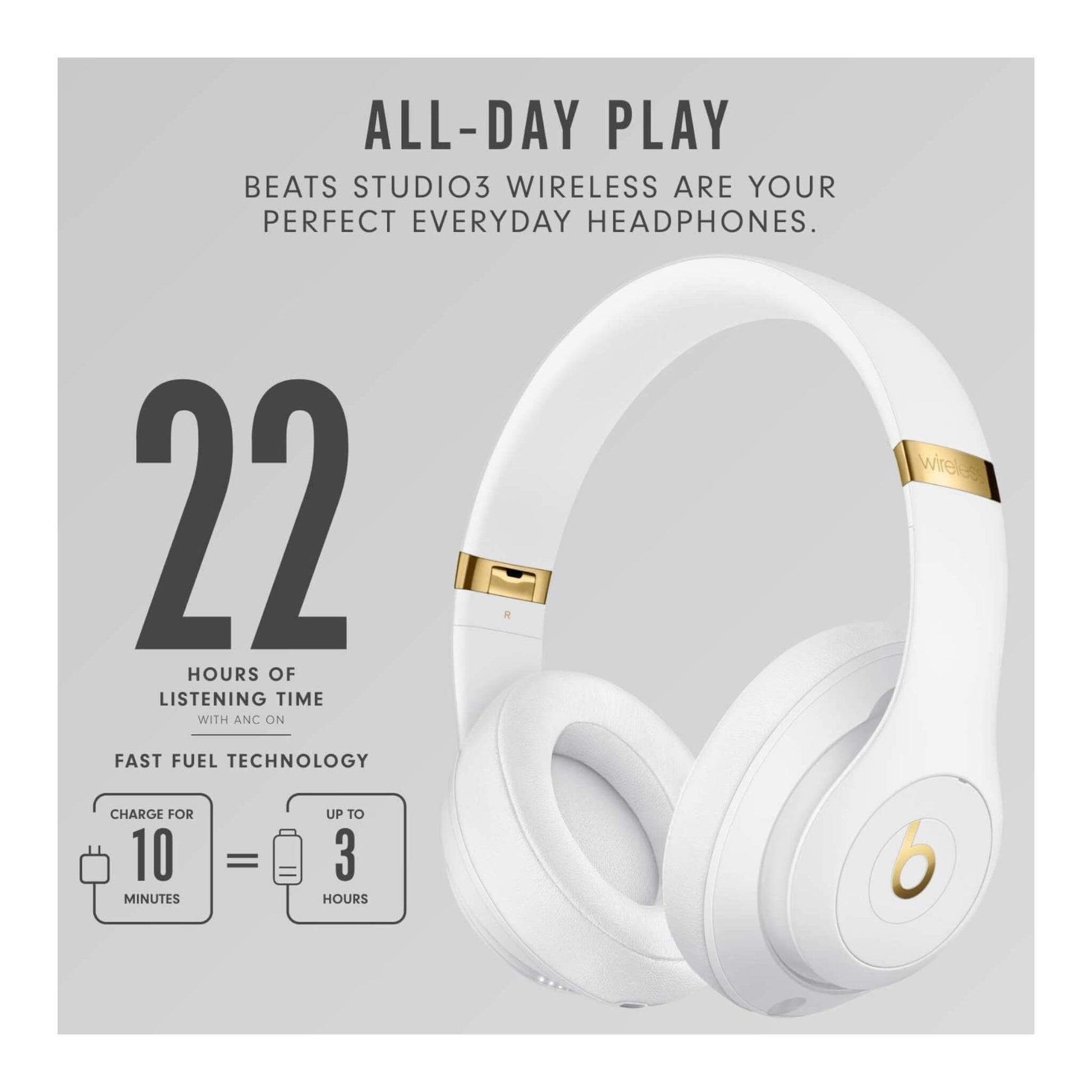 High-performance headphones with 10-minute quick charge, W1 chip, and clear calls from xStore in Qatar
