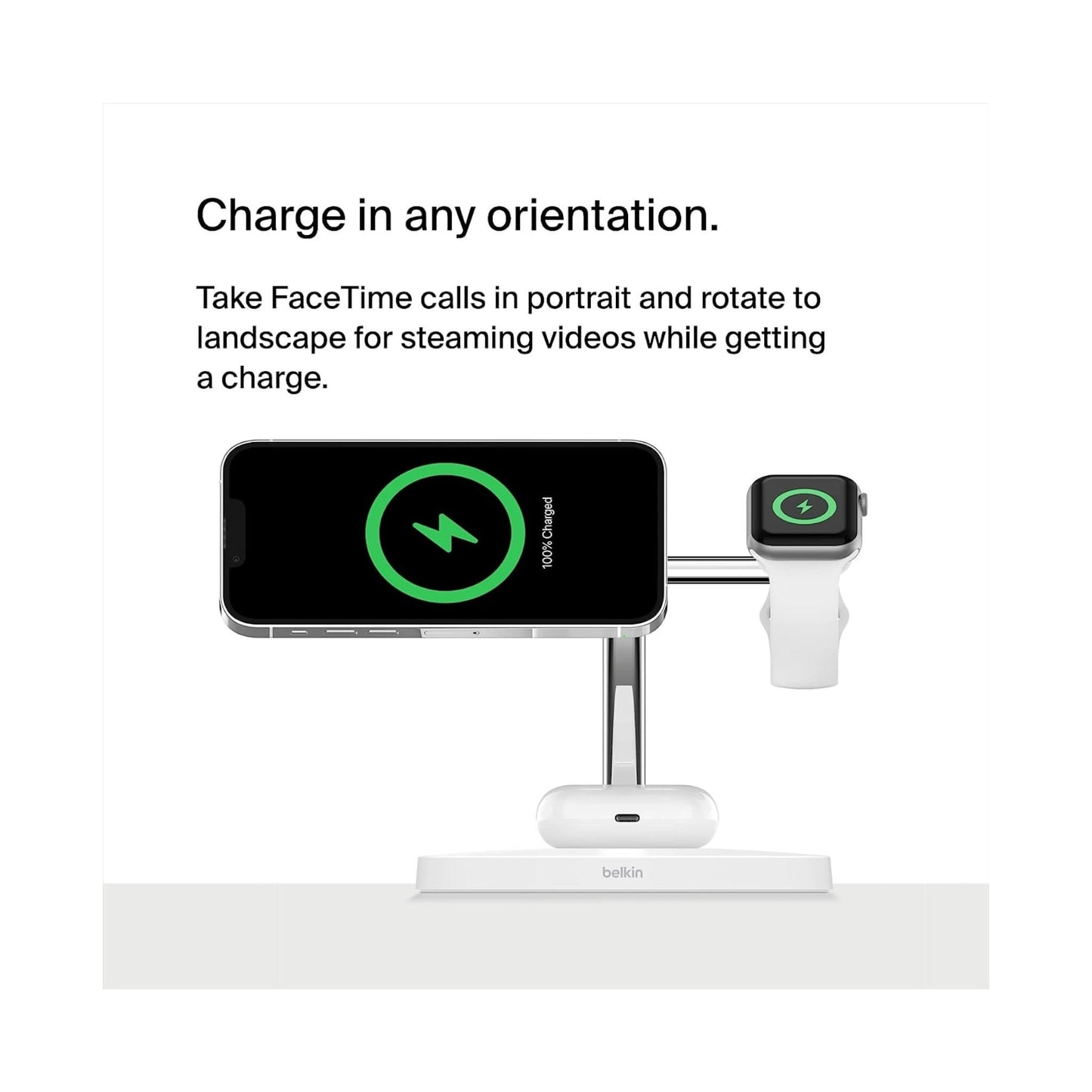 wireless charger belkin for iphone watch airpods