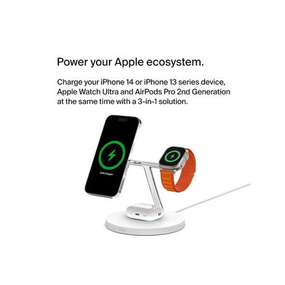 قاعدة شحن بيلكن MagSafe 3 في 1
