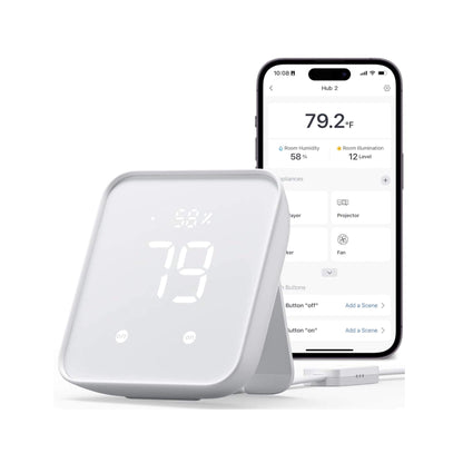 Get SwitchBot Hub 2 (2nd Gen) at xStore in Qatar, A device makes your home smarter without changing your existing appliances.