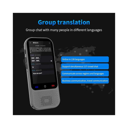 Multilingual translator with 138 languages, offline in 18, group translation, and AI assistant, from xStore in Qatar.
